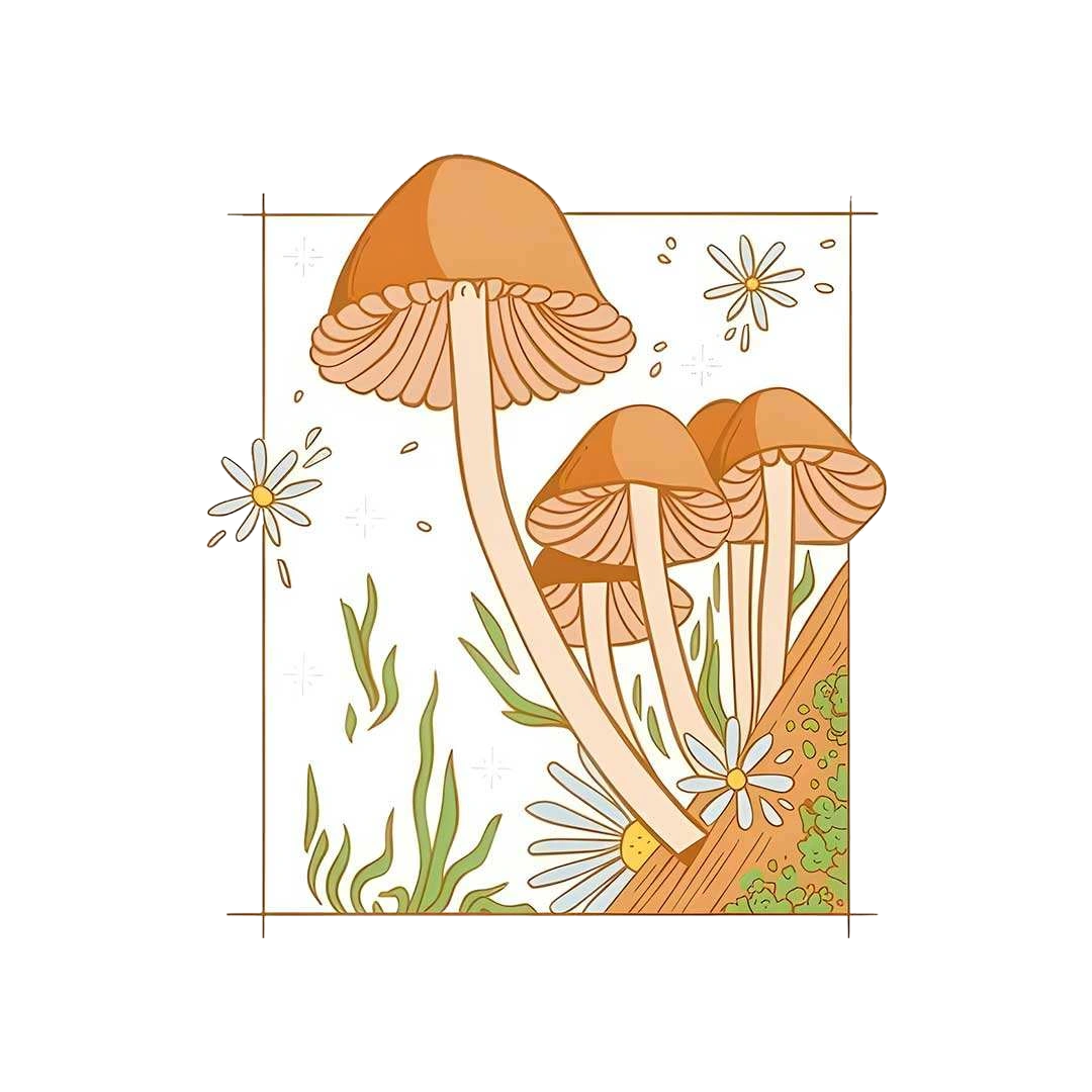 Mushroom Sticker